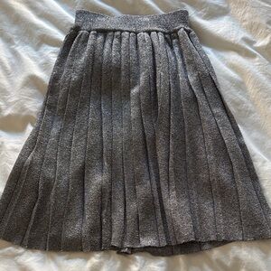 Levi's Sparkling Silver A-Line Skirt